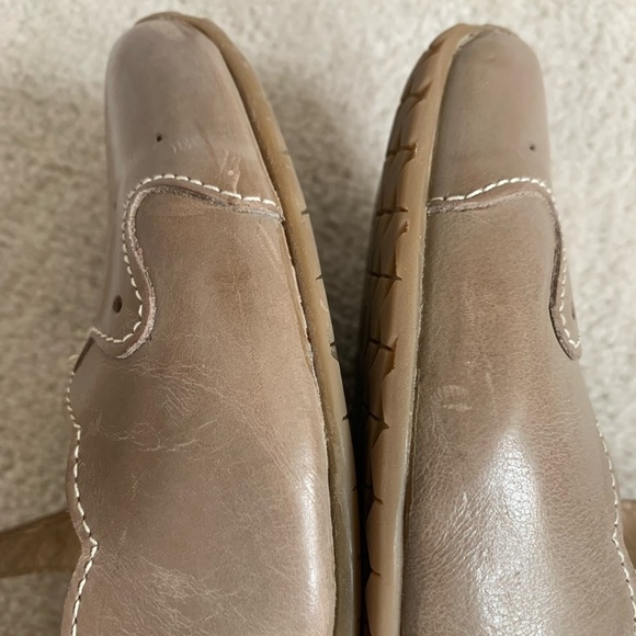 Fidji leather, made in Portugal, Sling back heels, 38/7.5 - Picture 15 of 16